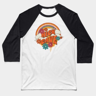 Retro Rainbow - Nick Cave Baseball T-Shirt